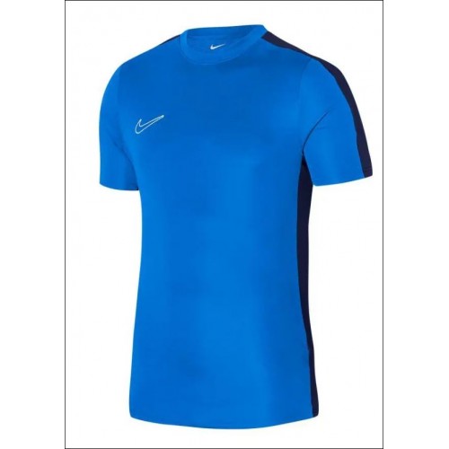 P013 - Maillot  Nike Academy Manches courtes adulte - DR1336 Bleu Royal / Noir